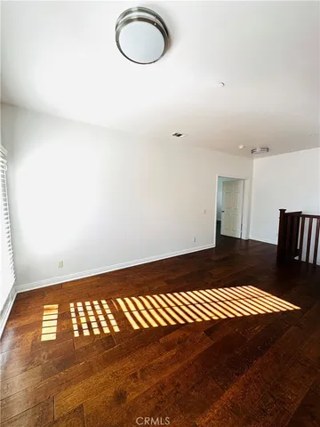 a view of wooden floor in a room