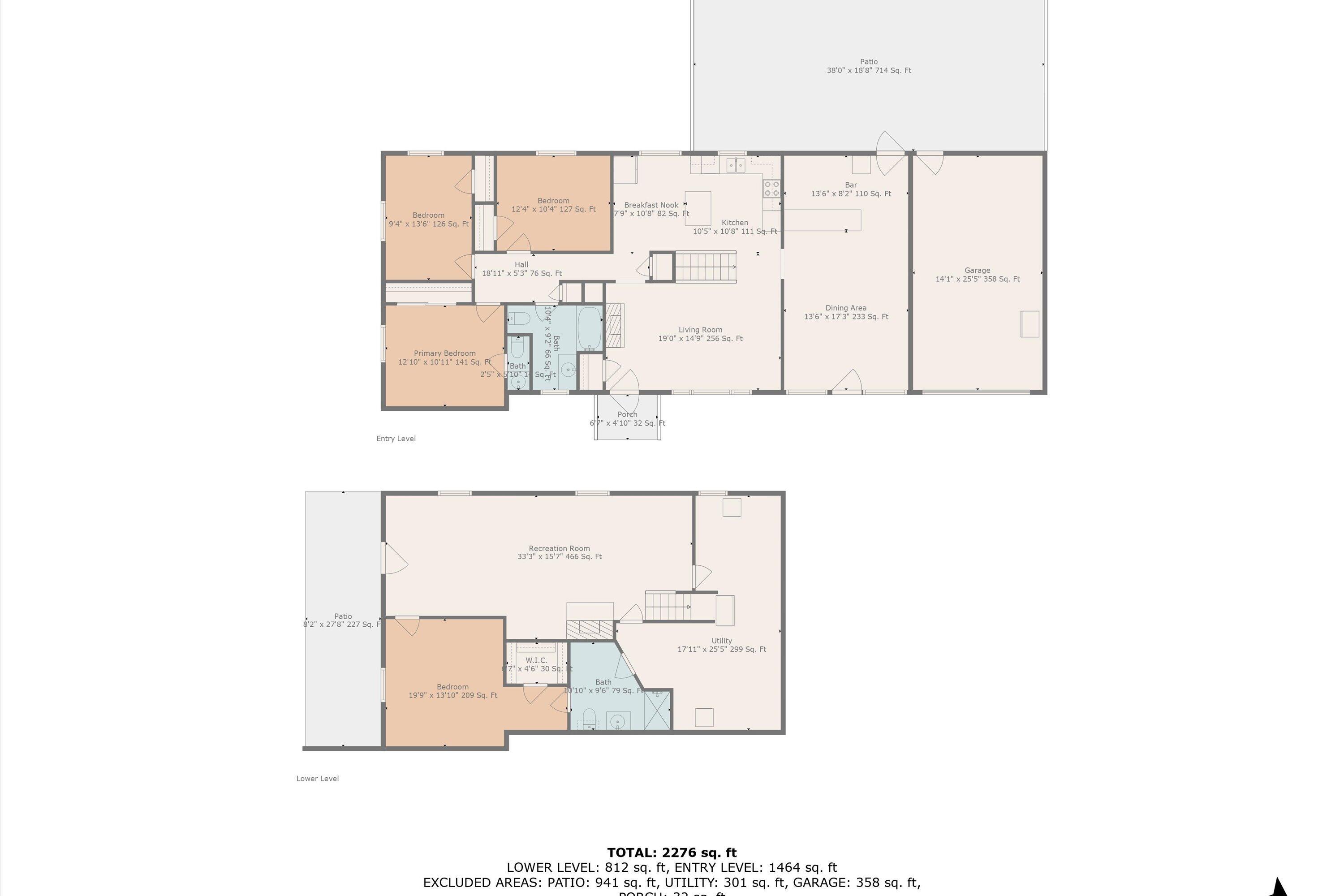 105 Cornell Road Rocky Mount, VA 24151 - Photo 34 of 34 a picture of a floor plan