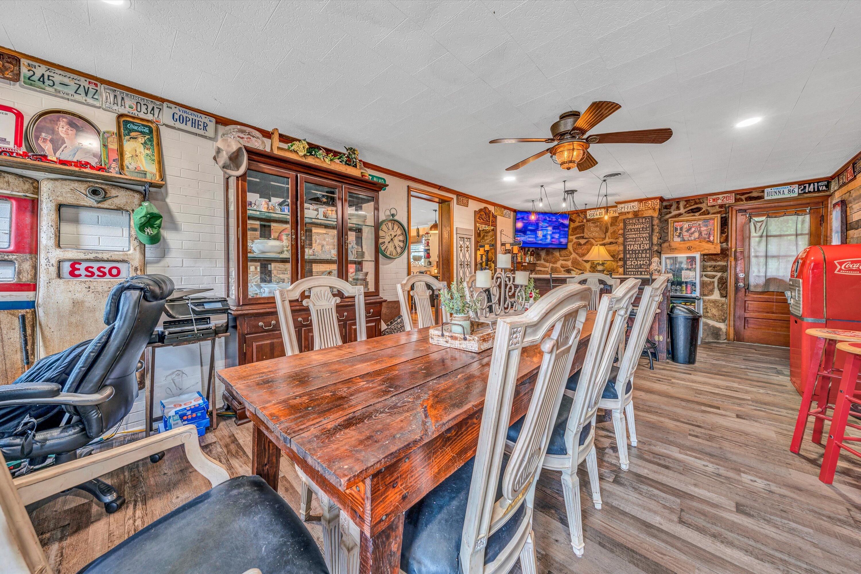 105 Cornell Road Rocky Mount, VA 24151 - Photo 8 of 34 a view of a dining room with furniture window and wooden floor