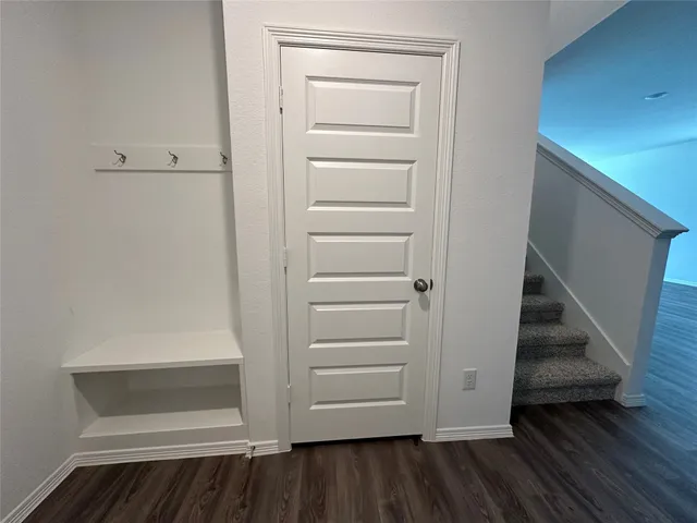a view of walk in closet
