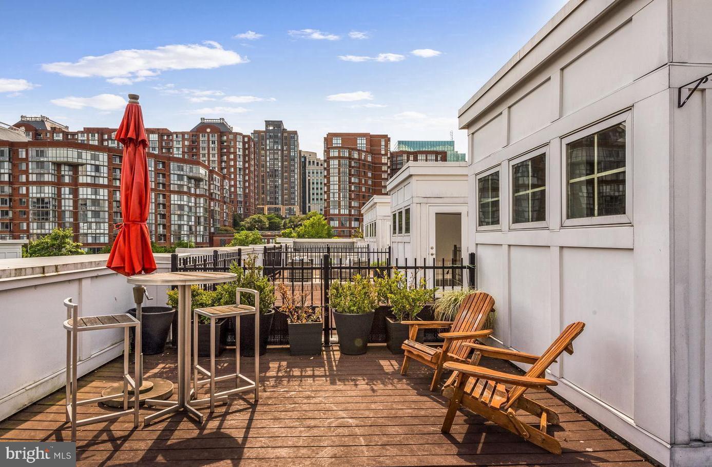 1418 North Rhodes Street, Unit B426 Arlington, VA 22209 - Photo 26 of 36 Private Roof Top Terrace