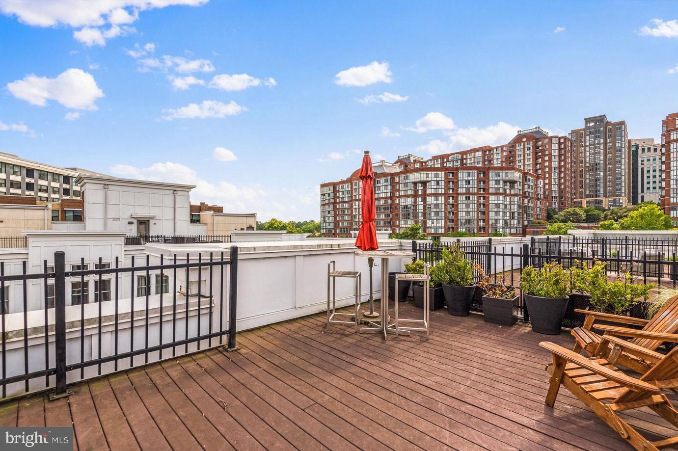 1418 North Rhodes Street, Unit B426 Arlington, VA 22209 - Photo 27 of 36 400 SF of outdoor living with views of Arlington