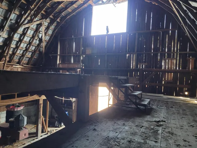 a view of an outdoor space with a patio