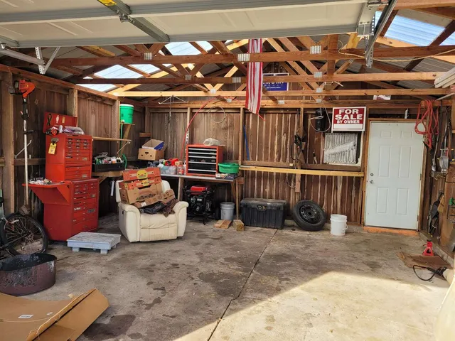 a view of a storage room with a lot of stuff