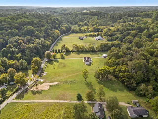 a view of a swimming pool with a mountain view