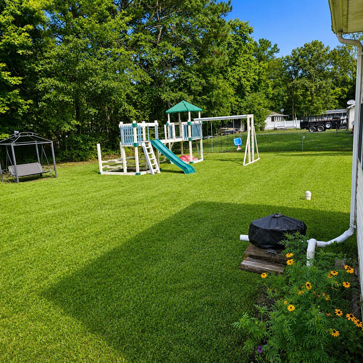24212 Durham Street Georgetown, DE 19947 - Photo 20 of 21 Sunny backyard with a playground