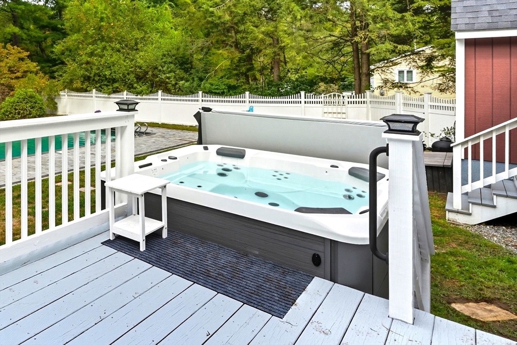 40 East Street Topsfield, MA 01983 - Photo 34 of 39 a view of a deck patio and outdoor kitchen