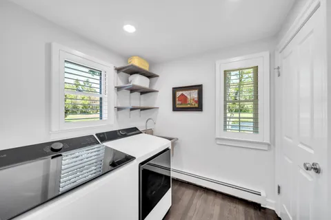 a workspace with a window