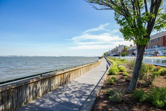 a view of a city and a lake view