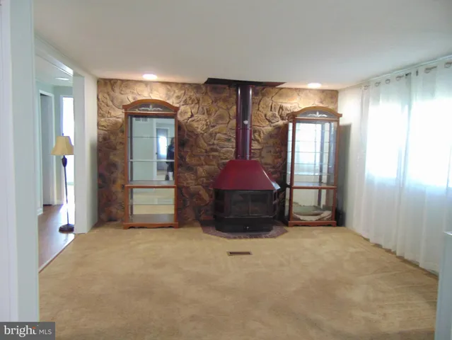 a view of a room with a elevator