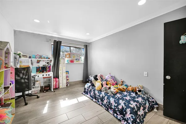 a view of a room with toys