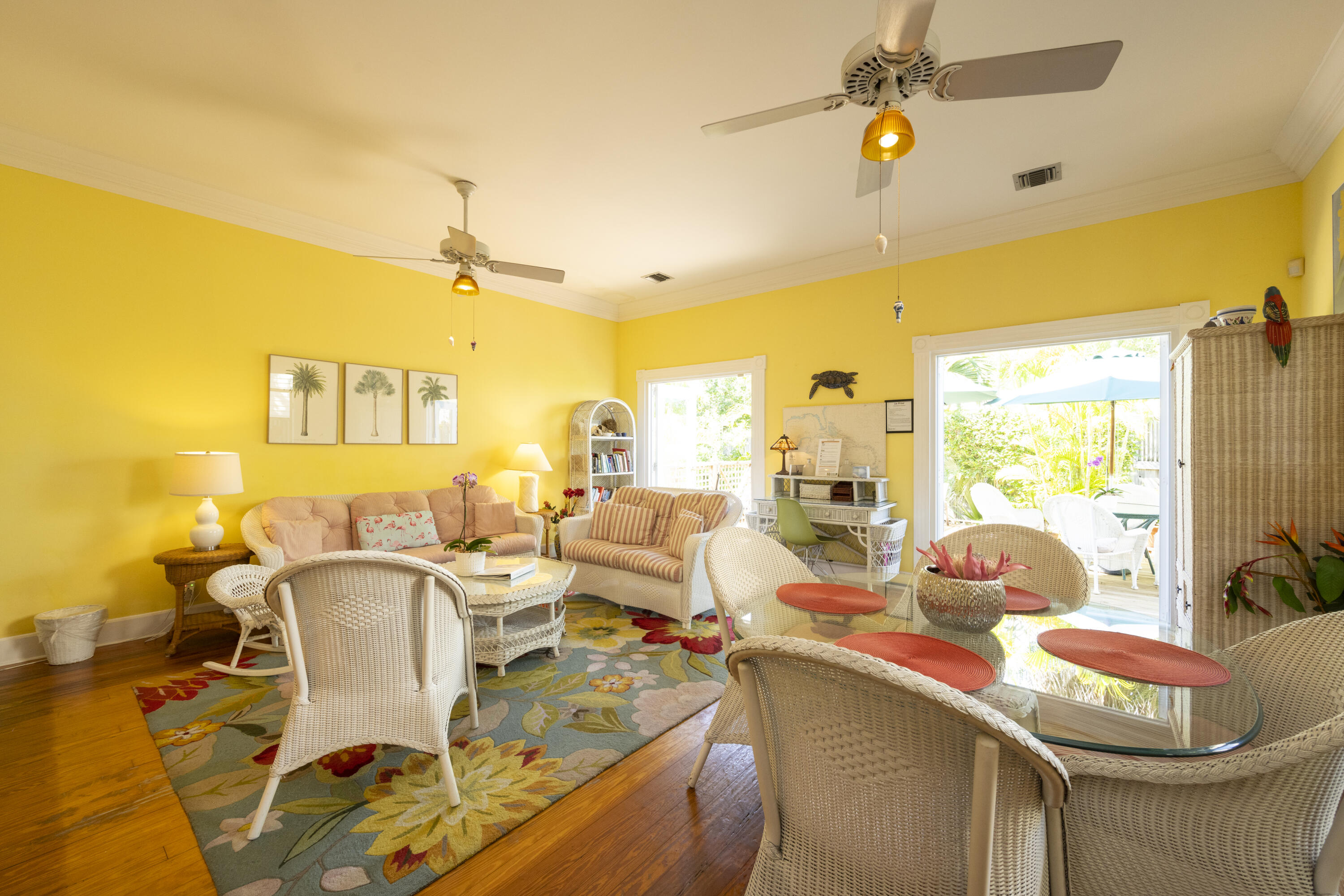 1003 United Street, Unit B Key West, FL 33040 - Photo 11 of 39 a living room with furniture and a window