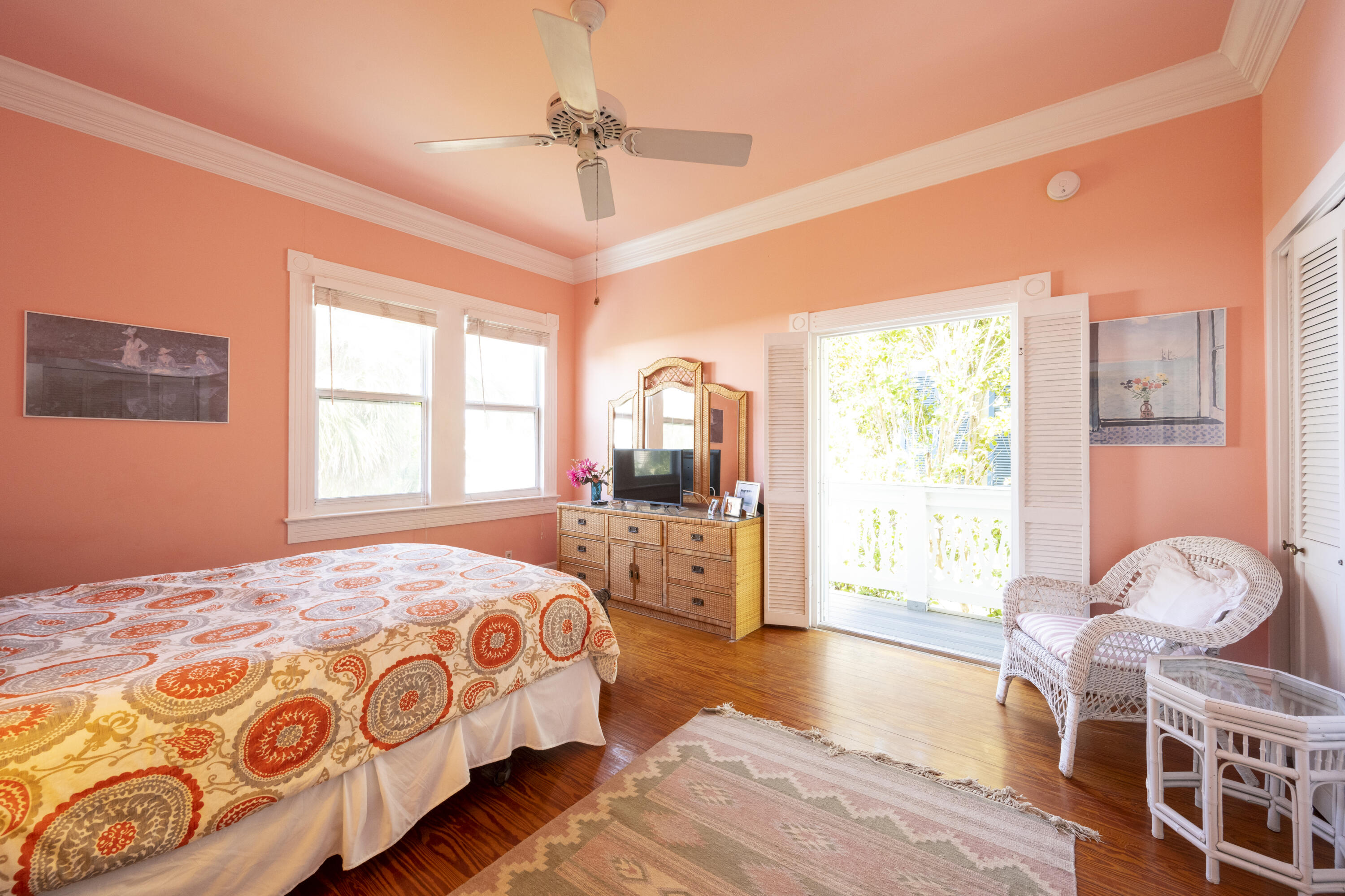 1003 United Street, Unit B Key West, FL 33040 - Photo 27 of 39 a bedroom with a large bed and a window