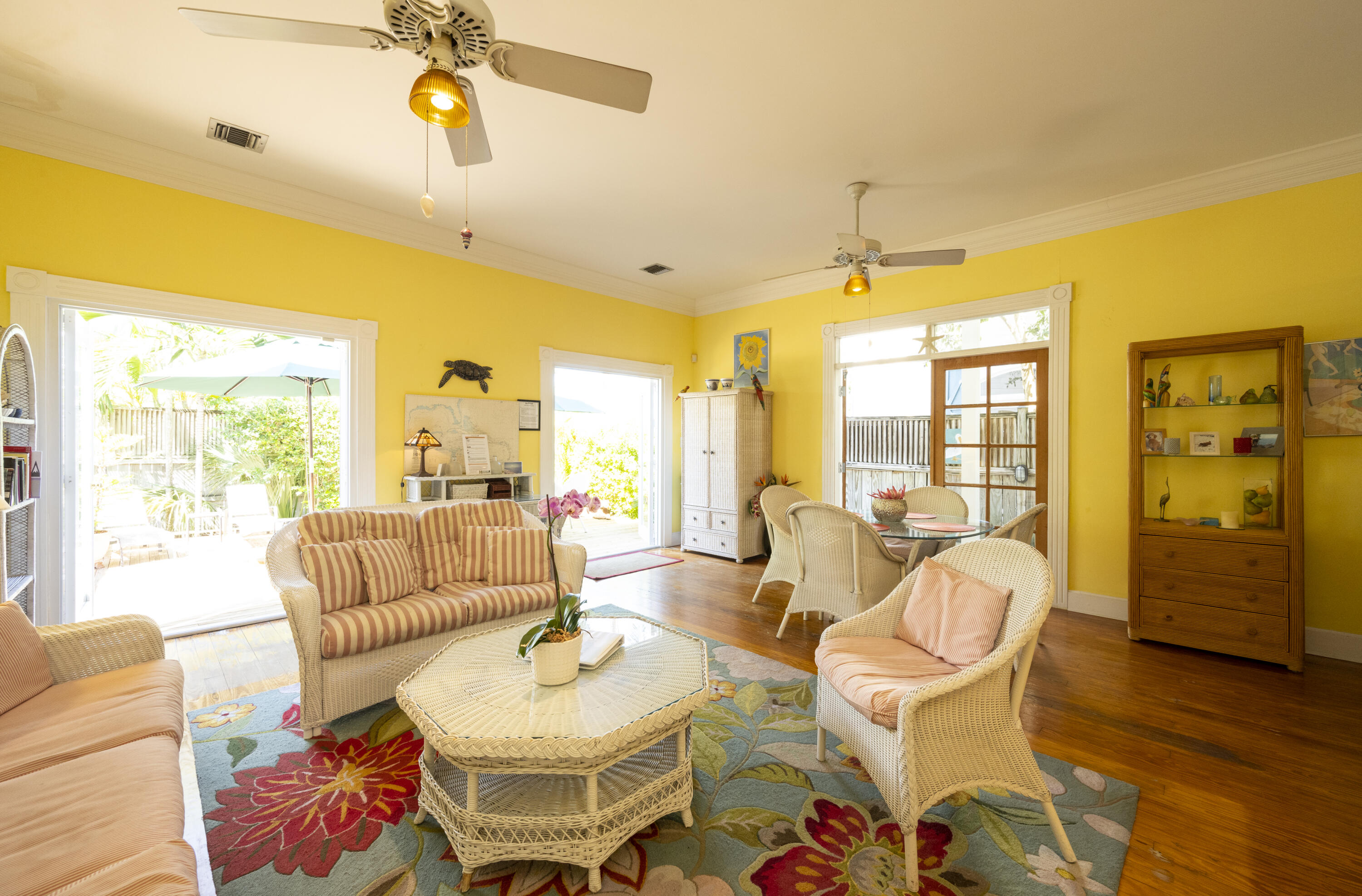 1003 United Street, Unit B Key West, FL 33040 - Photo 6 of 39 a living room with furniture and a large window