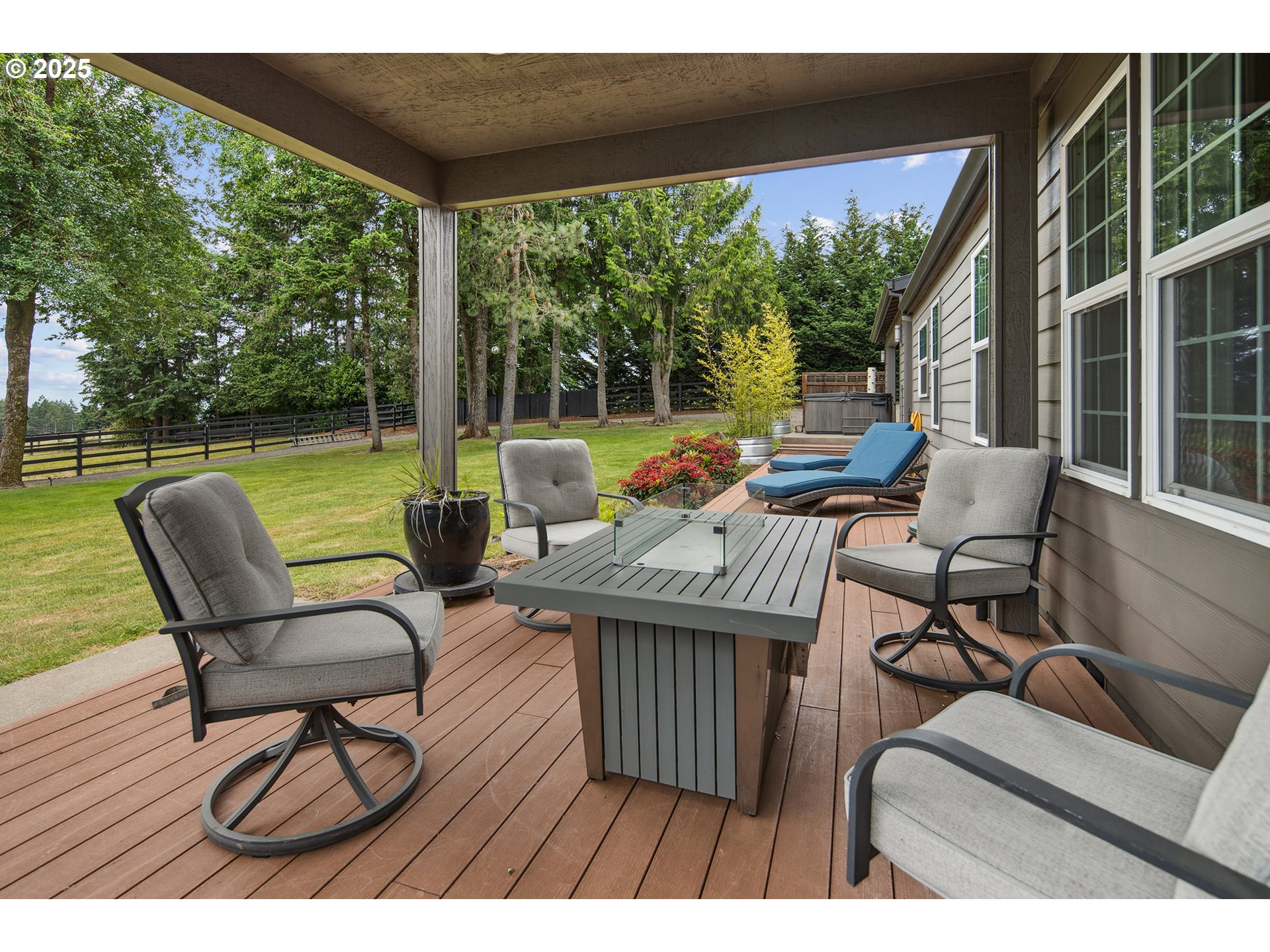 34680 Northeast Kramien Road Newberg, OR 97132 - Photo 24 of 40 a view of a patio with couches chairs and a table