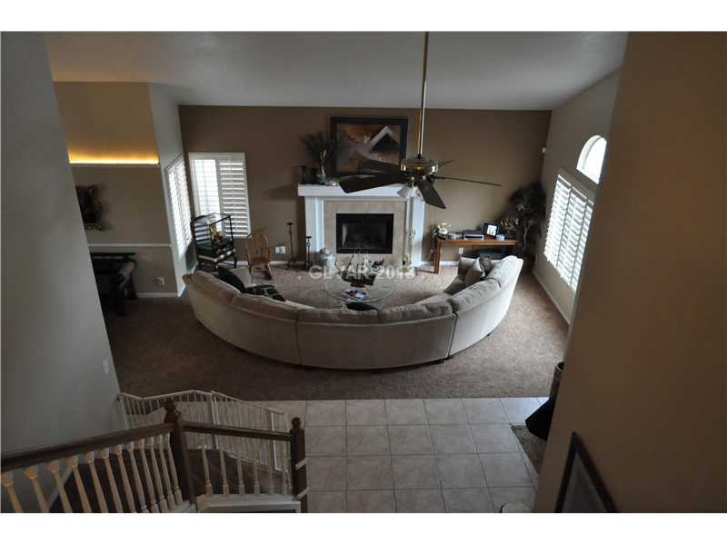 2037 Shadow Brook Way Henderson, NV 89074 - Photo 22 of 34 View. VIEW OF FORMAL LIVING ROOM FROM LOFT