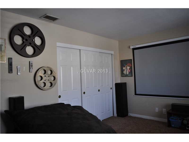 2037 Shadow Brook Way Henderson, NV 89074 - Photo 28 of 34 Bedroom. IF INTERESTED IN MOVIE SCREEN AND EQUIPMENT, INQUIRE WITH SELLER.
