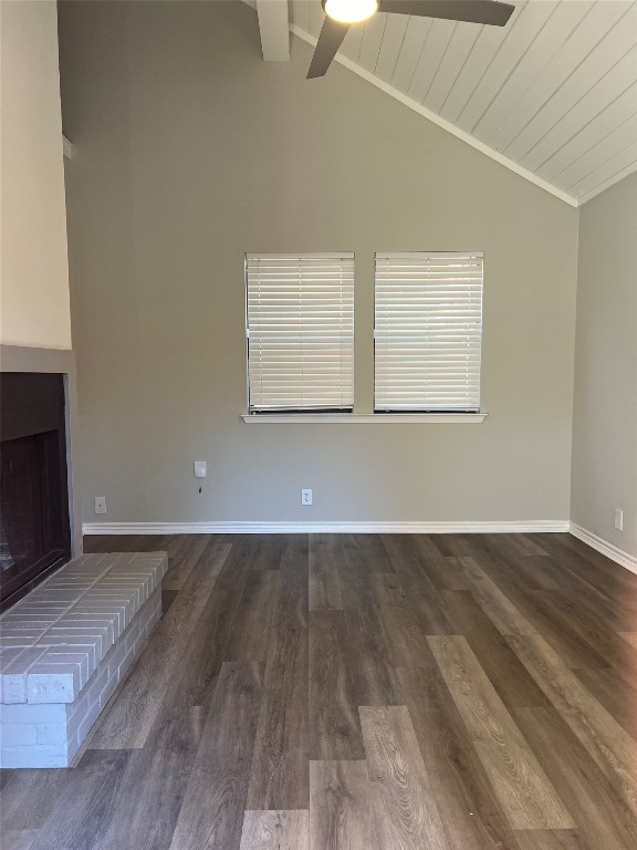 1610 Waterloo Trail, Unit B Austin, TX 78704 - Photo 6 of 23 an empty room with wooden floor and windows
