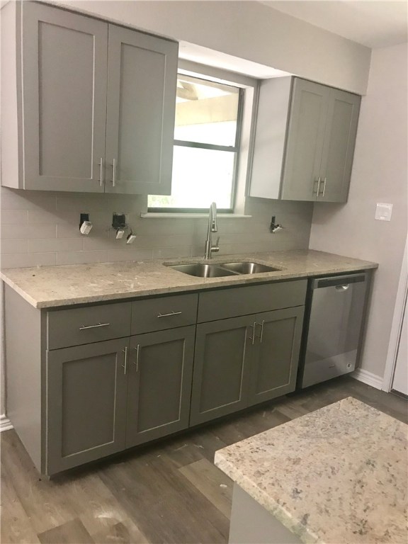 1610 Waterloo Trail, Unit B Austin, TX 78704 - Photo 9 of 23 a kitchen with a sink and cabinets
