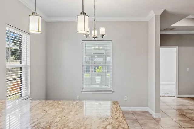 a view of a window in an empty room