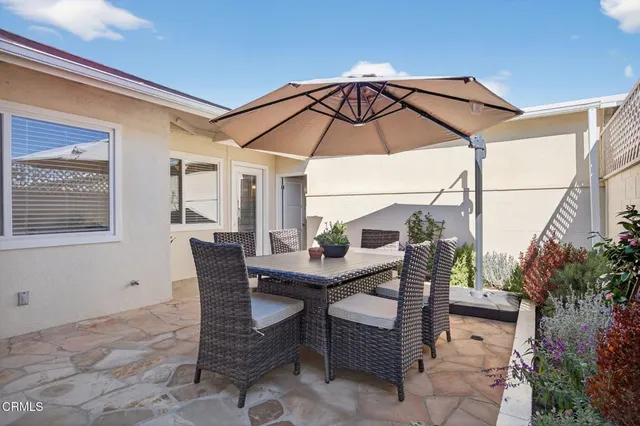 a view of a with sign board