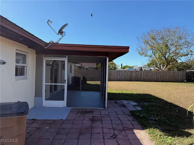 a view of outdoor space and deck