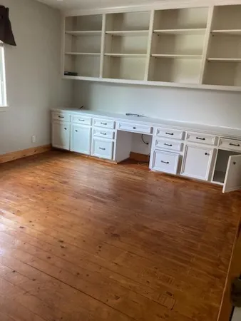 a room with storage and utility