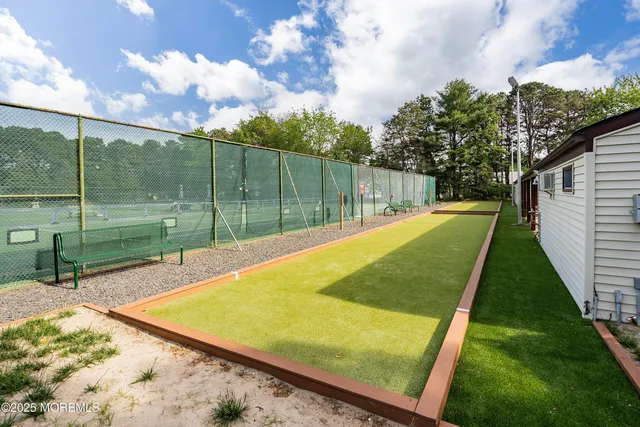 a house view with a garden space