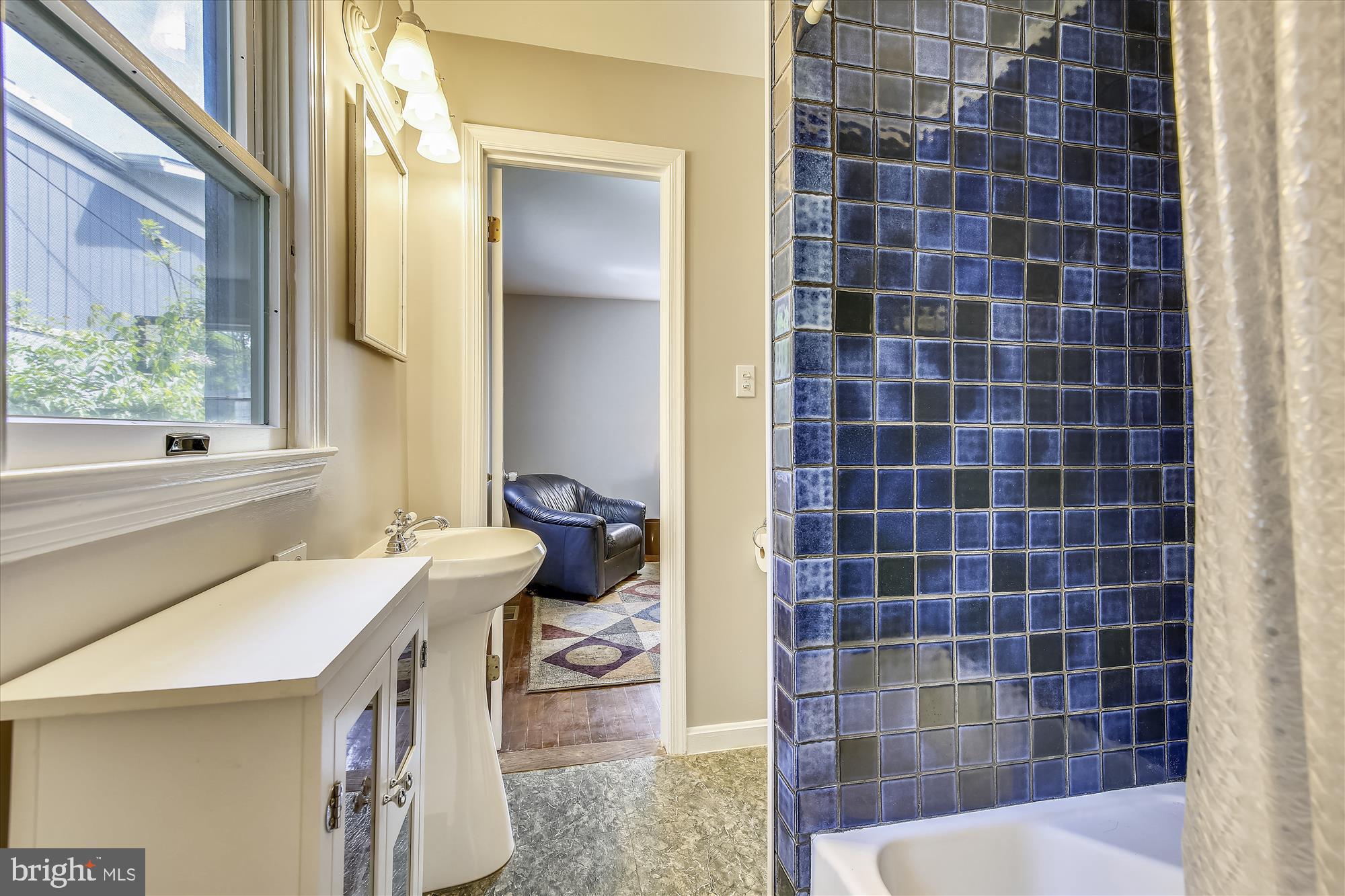 5308 Sangamore Road Bethesda, MD 20816 - Photo 37 of 50 Bath between the two main level bedrooms