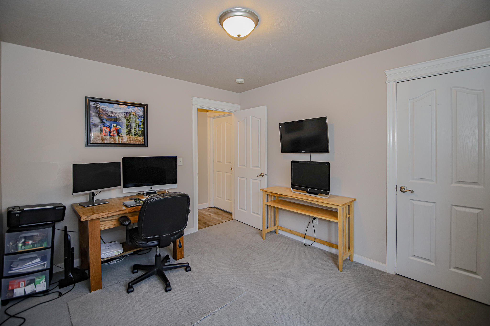 623 Barton Road Eagle Point, OR 97524 - Photo 19 of 28 a view of a workspace with furniture and a window
