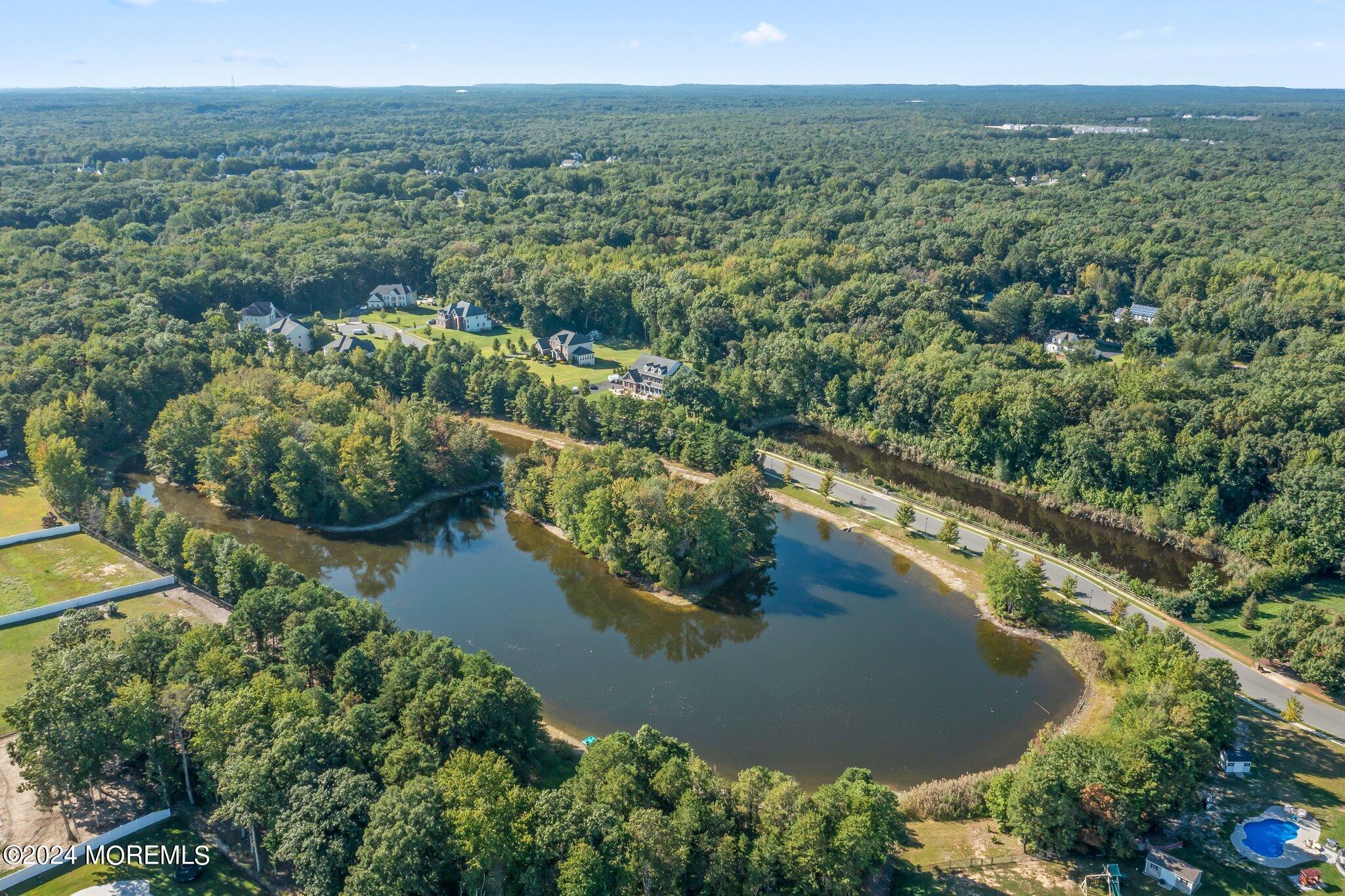 59 East Pleasant Grove Road Jackson, NJ 08527 - Photo 50 of 57 an aerial view of residential houses with outdoor space and trees