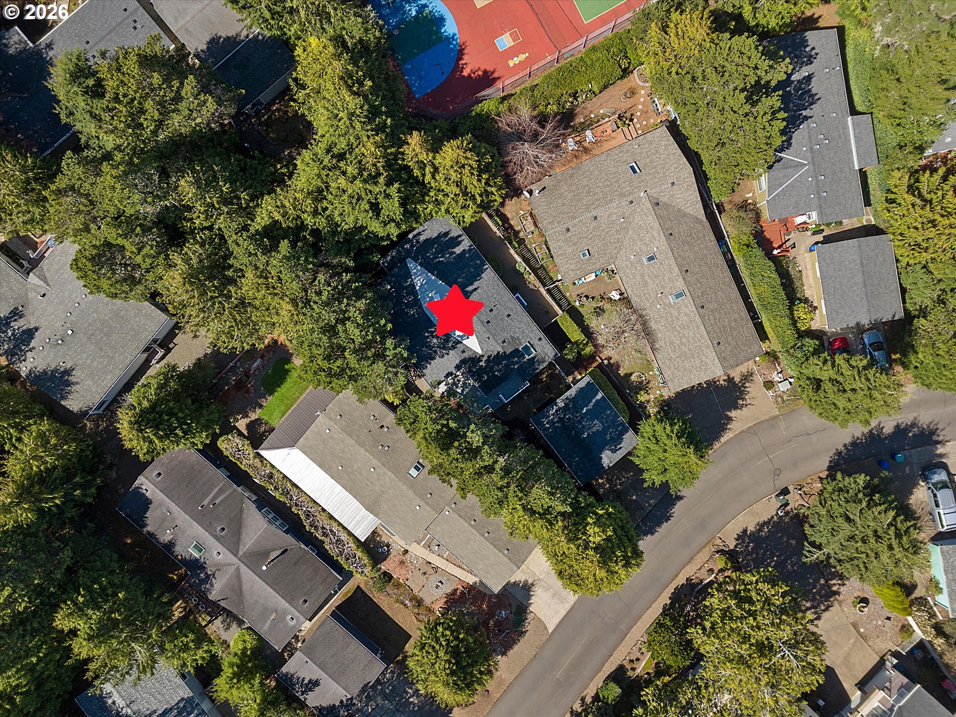 395 Seagrove Loop Lincoln City, OR 97367 - Photo 44 of 46 an aerial view of residential houses with outdoor space