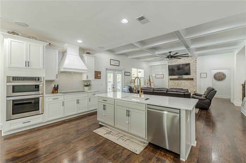 21 Lovell Road Temple, GA 30179 - Photo 19 of 77 a kitchen with a sink stainless steel appliances and cabinets