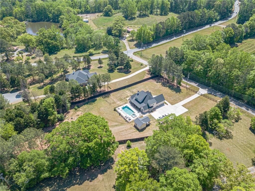 21 Lovell Road Temple, GA 30179 - Photo 75 of 77 an aerial view of a house with a yard