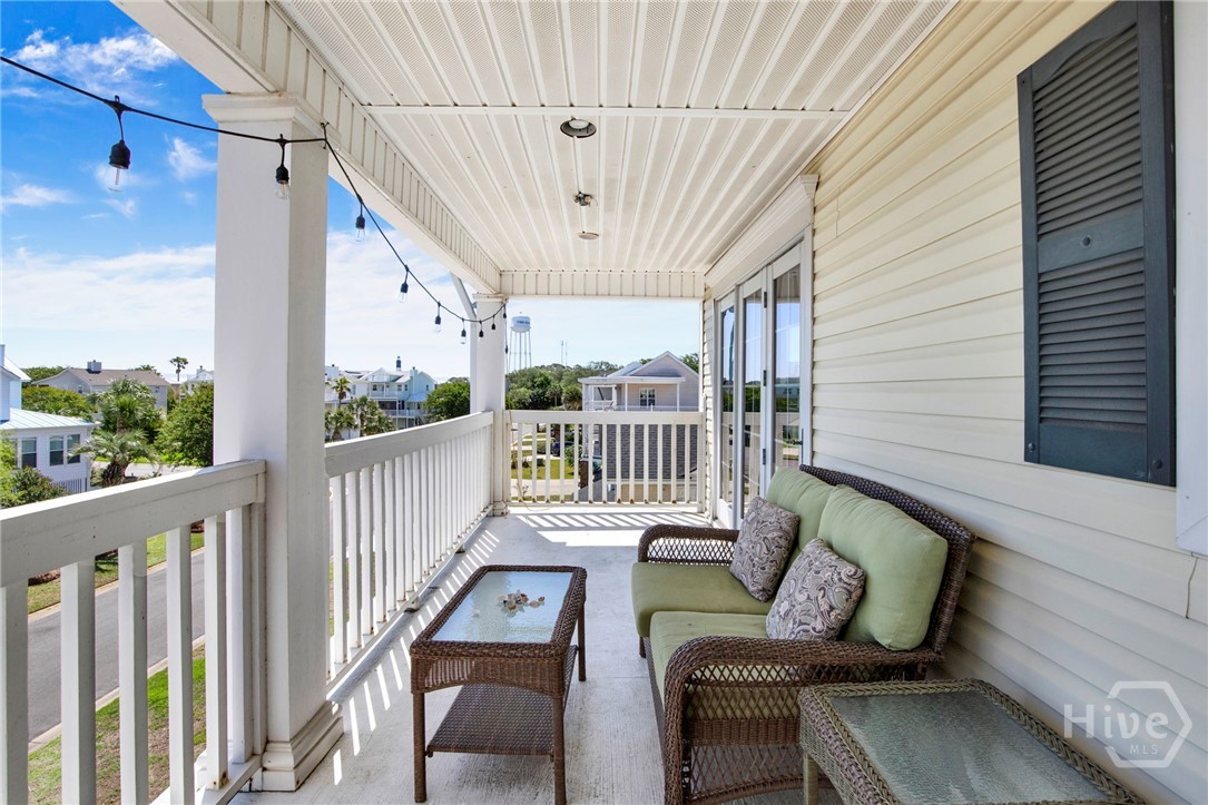 40 Captains View Tybee Island, GA 31328 - Photo 38 of 64 Master bedroom porch with ocean views