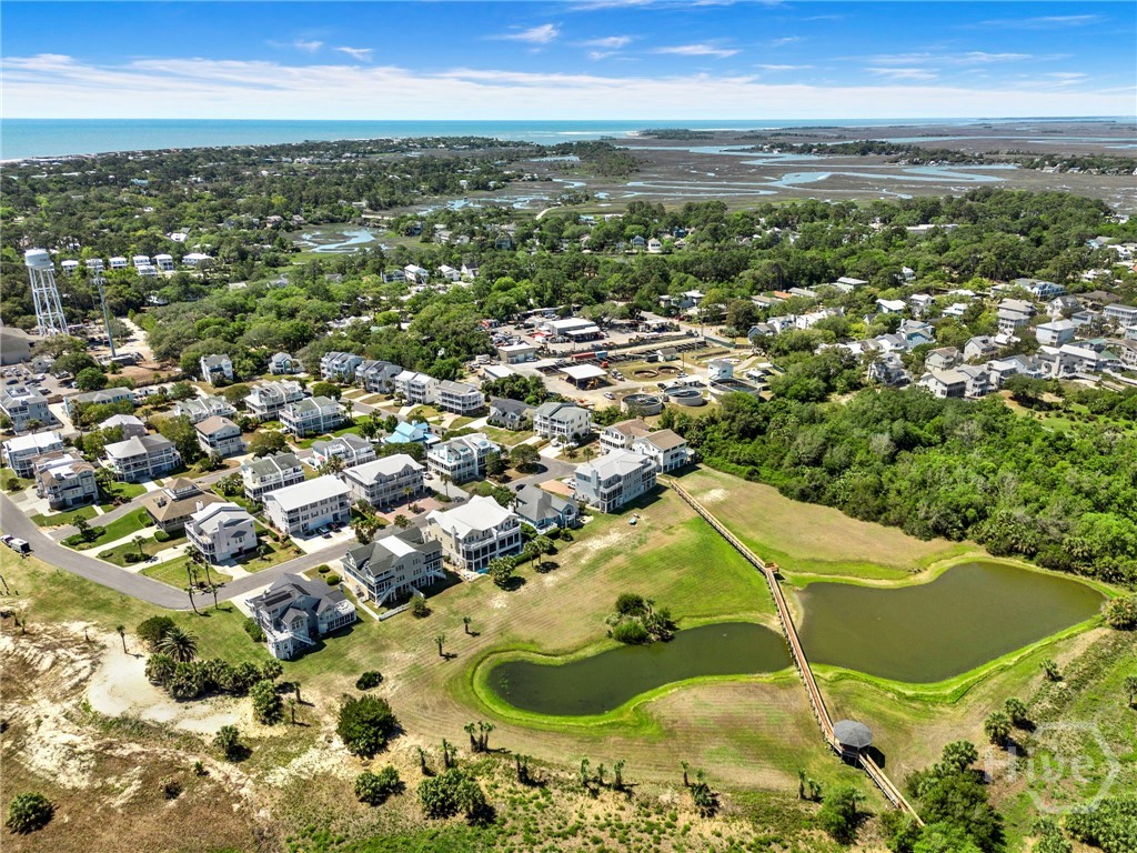 40 Captains View Tybee Island, GA 31328 - Photo 49 of 64 Ariel view of lagoon and common ground