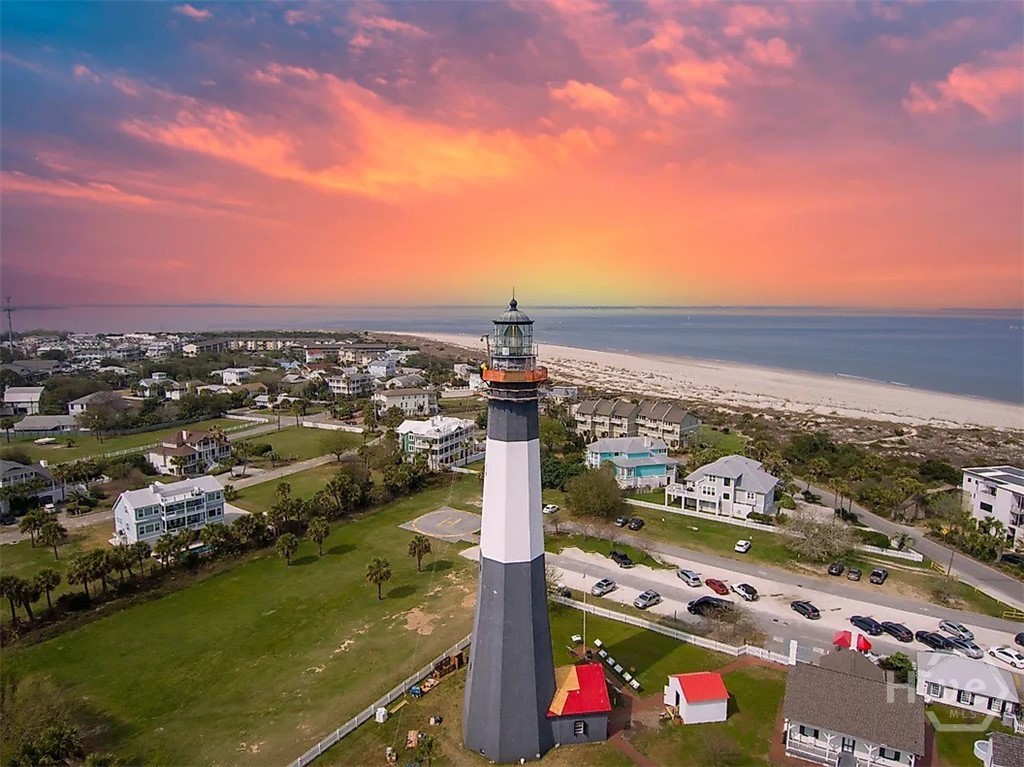 40 Captains View Tybee Island, GA 31328 - Photo 52 of 64 Lighthouse at sunset
