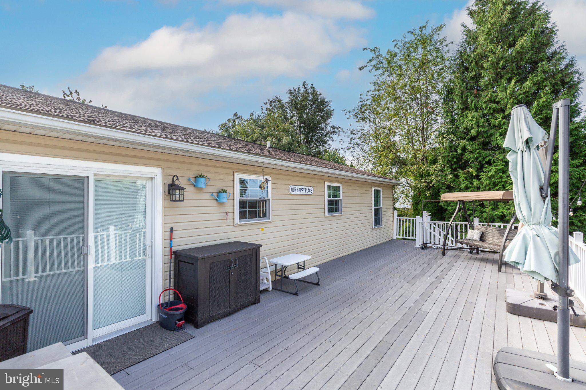 3322 Sutton Court Manchester, MD 21102 - Photo 42 of 50 Large composite deck off of Kitchen