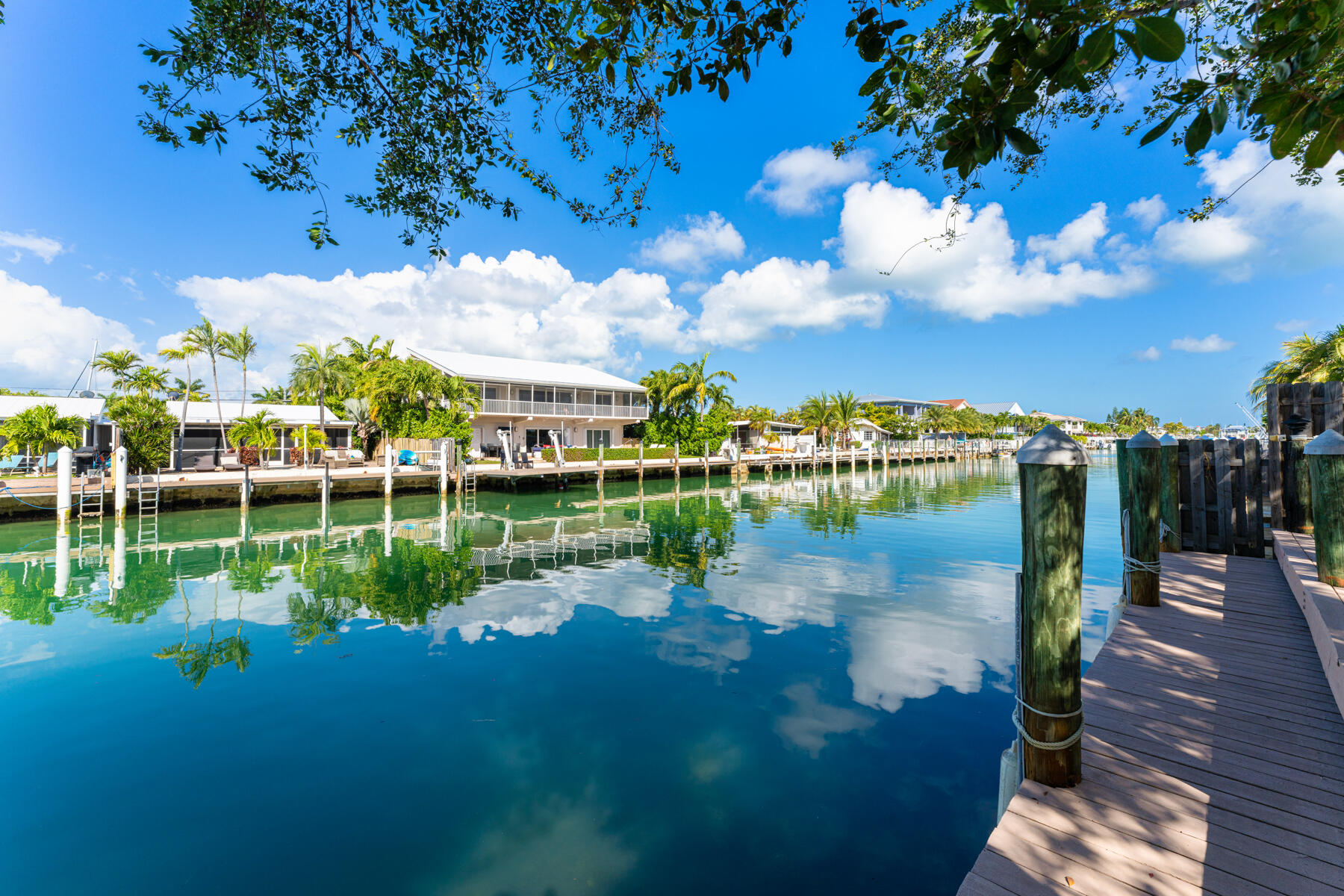 391 10th Street Key Colony Beach, FL 33051 - Photo 6 of 51 a view of a lake with a big yard