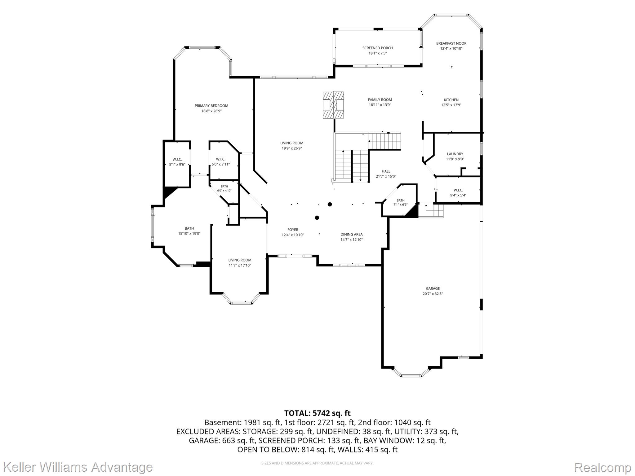 22878 Tree Top Court South Lyon, MI 48178 - Photo 72 of 75 Floor plan