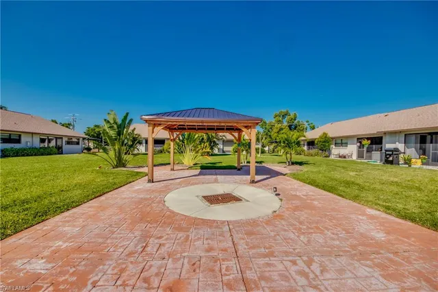 a view of outdoor space yard deck patio and swimming pool