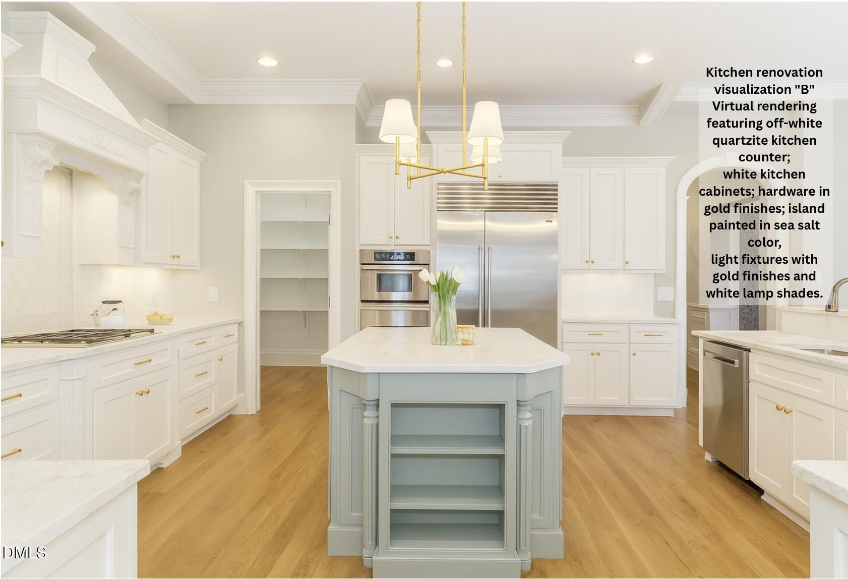 5768 Cavanaugh Drive Raleigh, NC 27614 - Photo 34 of 94 white countertops sea salt island a