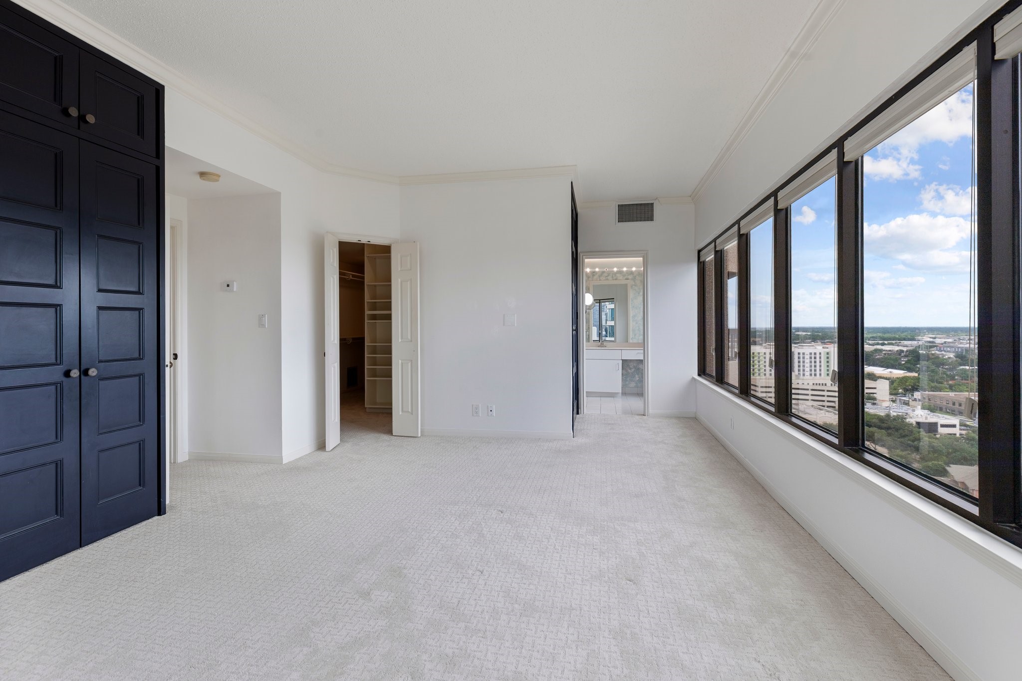 2001 Holcombe Boulevard, Unit 1801 Houston, TX 77030 - Photo 18 of 31 a view of empty room with floor to ceiling window