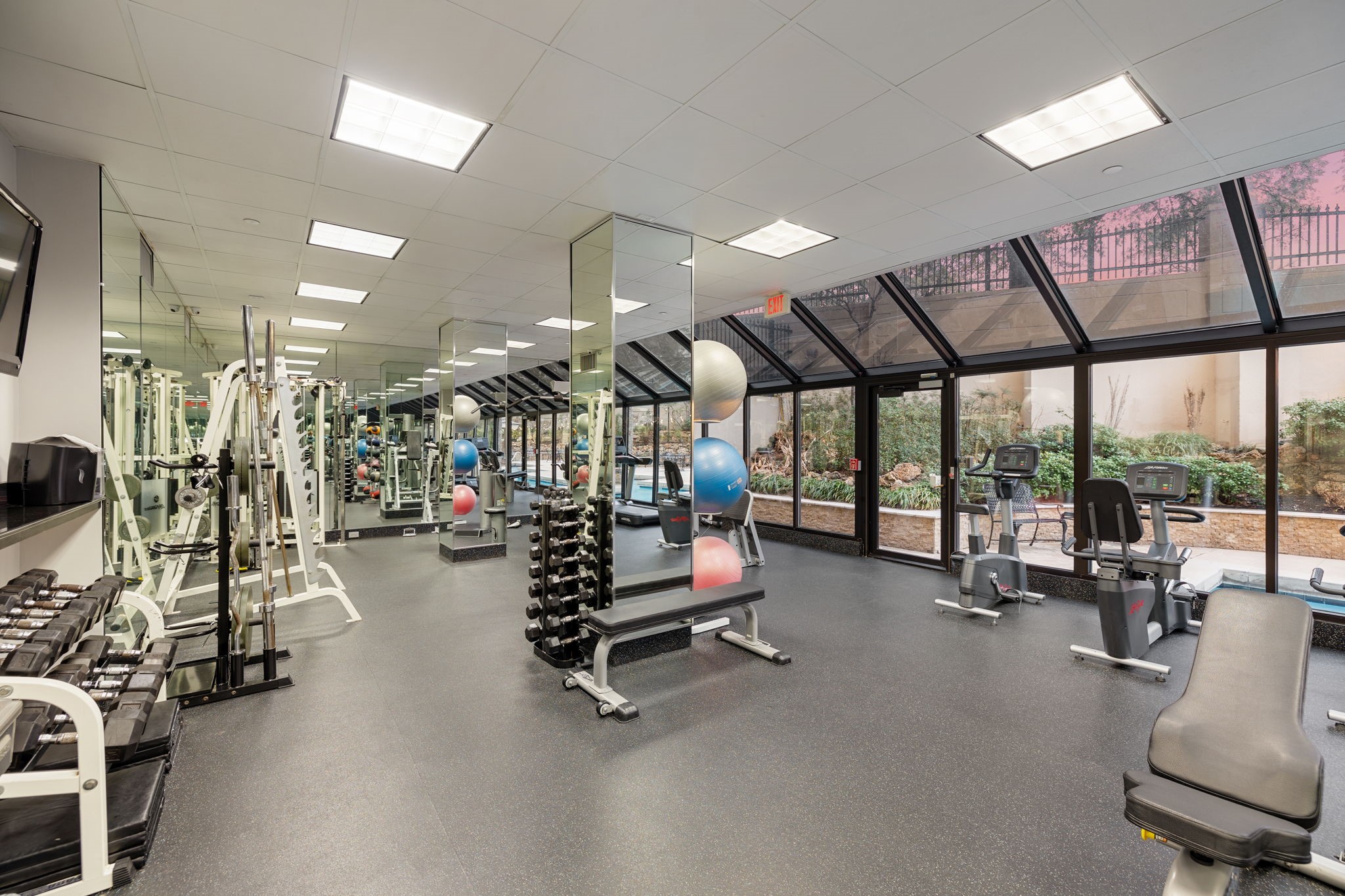 2001 Holcombe Boulevard, Unit 1801 Houston, TX 77030 - Photo 28 of 31 a view of a room with gym equipment