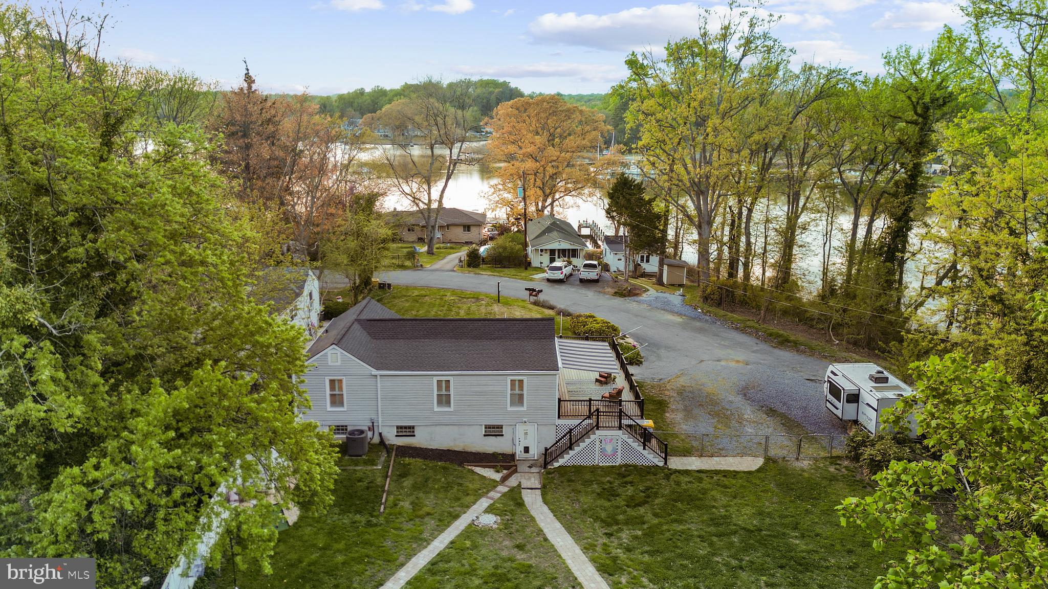 3901 Calawasse Road Edgewater, MD 21037 - Photo 27 of 43 Views of Whitemarsh Creek from Your Front Yard