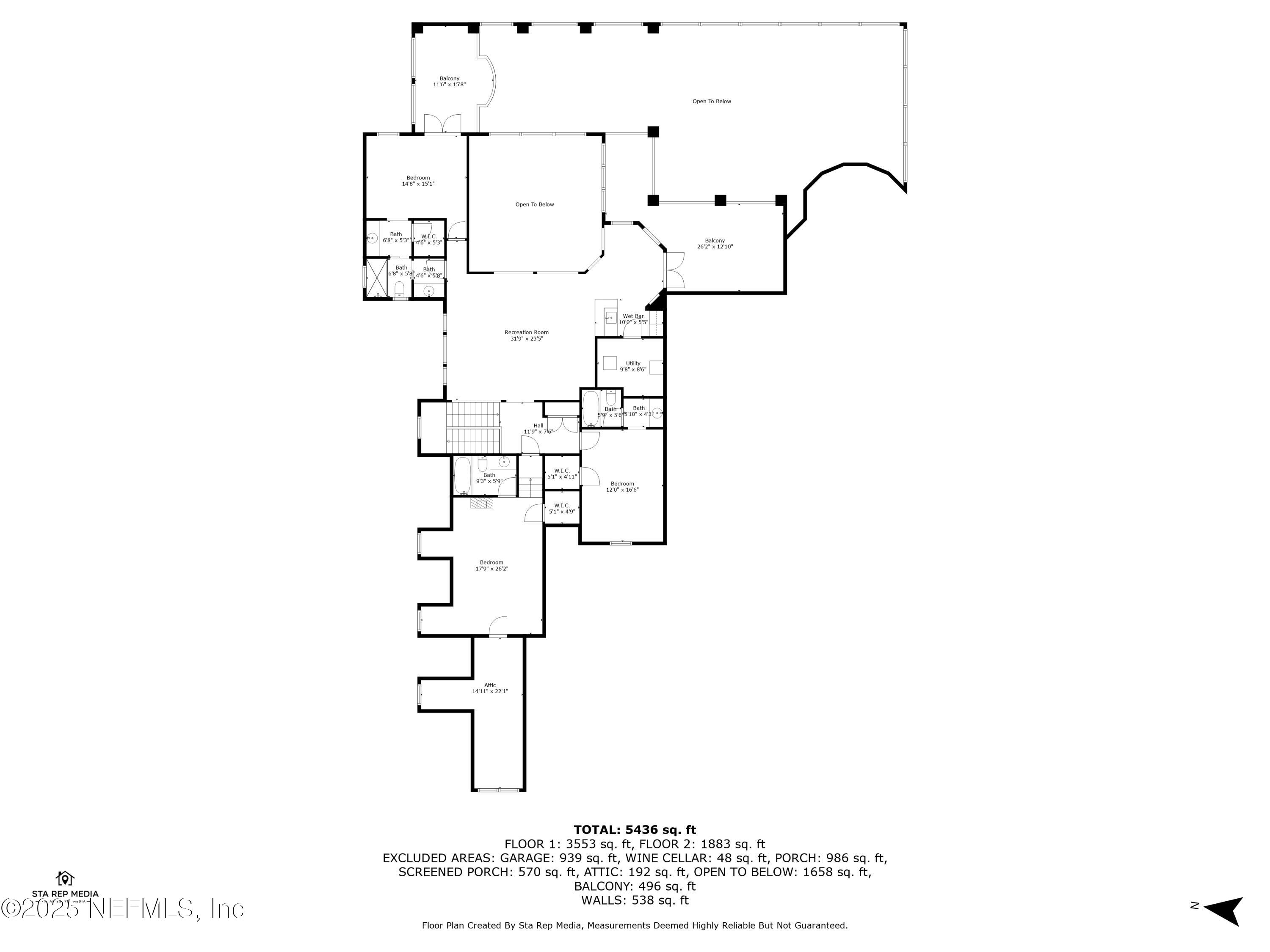 117 Hickory Hill Drive St. Augustine, FL 32095 - Photo 95 of 142 2nd_floor_117_hickory_hill_drive_st__aug