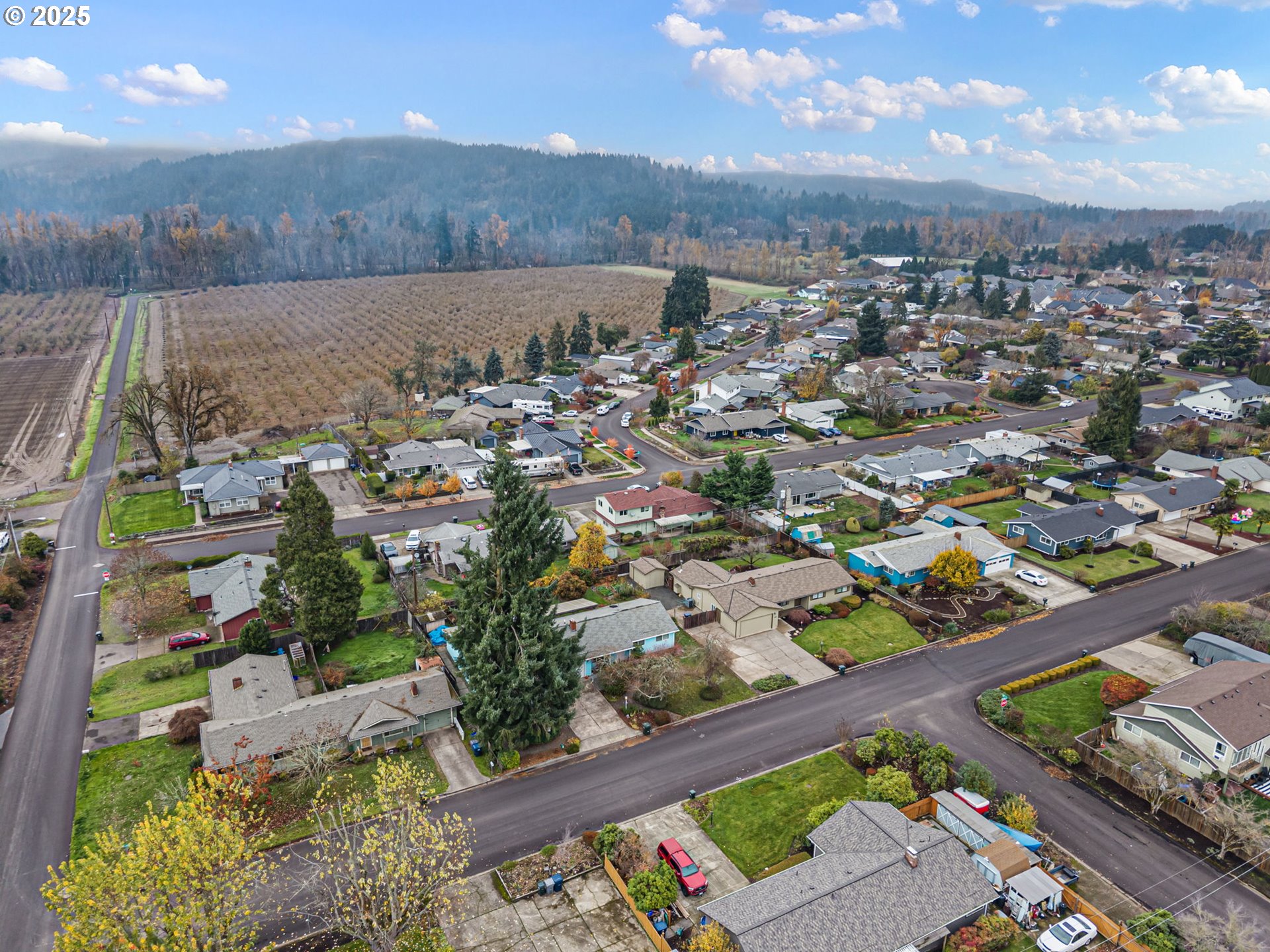 1429 Delrose Avenue Springfield, OR 97477 - Photo 18 of 21 an aerial view of a house