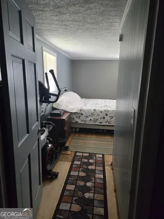 a view of a lush green forest