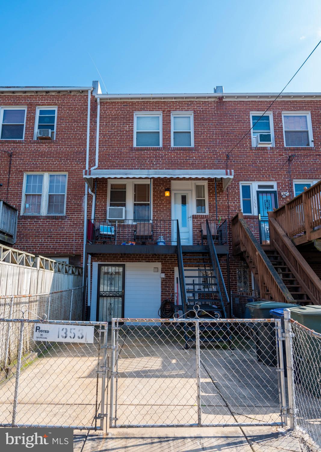 1353 Rittenhouse Street Northwest Washington, DC 20011 - Photo 23 of 26 Back of House