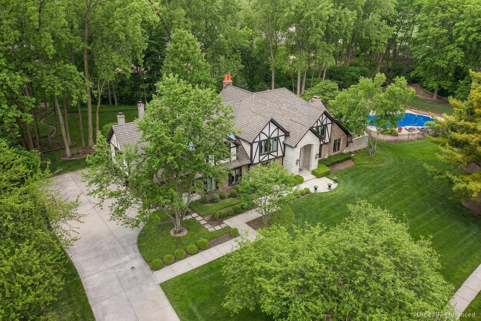 2455 Persimmon Drive St. Charles, IL 60174 - Photo 1 of 64 a aerial view of a house with a yard